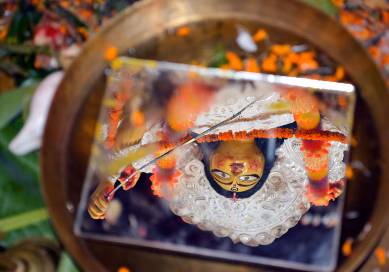 দুর্গা পুজো শেষ