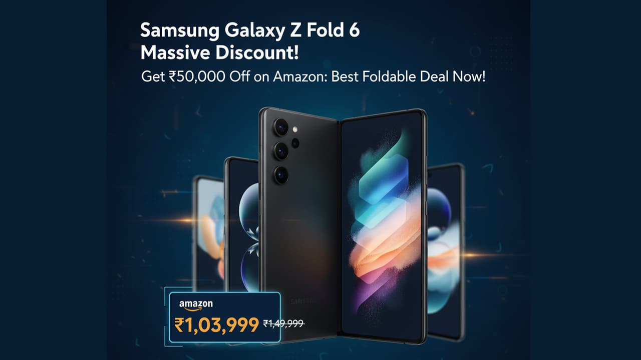 Samsung Galaxy Z Fold 6 ₹50,000 தள்ளுபடி: சாம்சங் பிரீமியம் ஃபோனில் ஒரு பொன்னான வாய்ப்பு