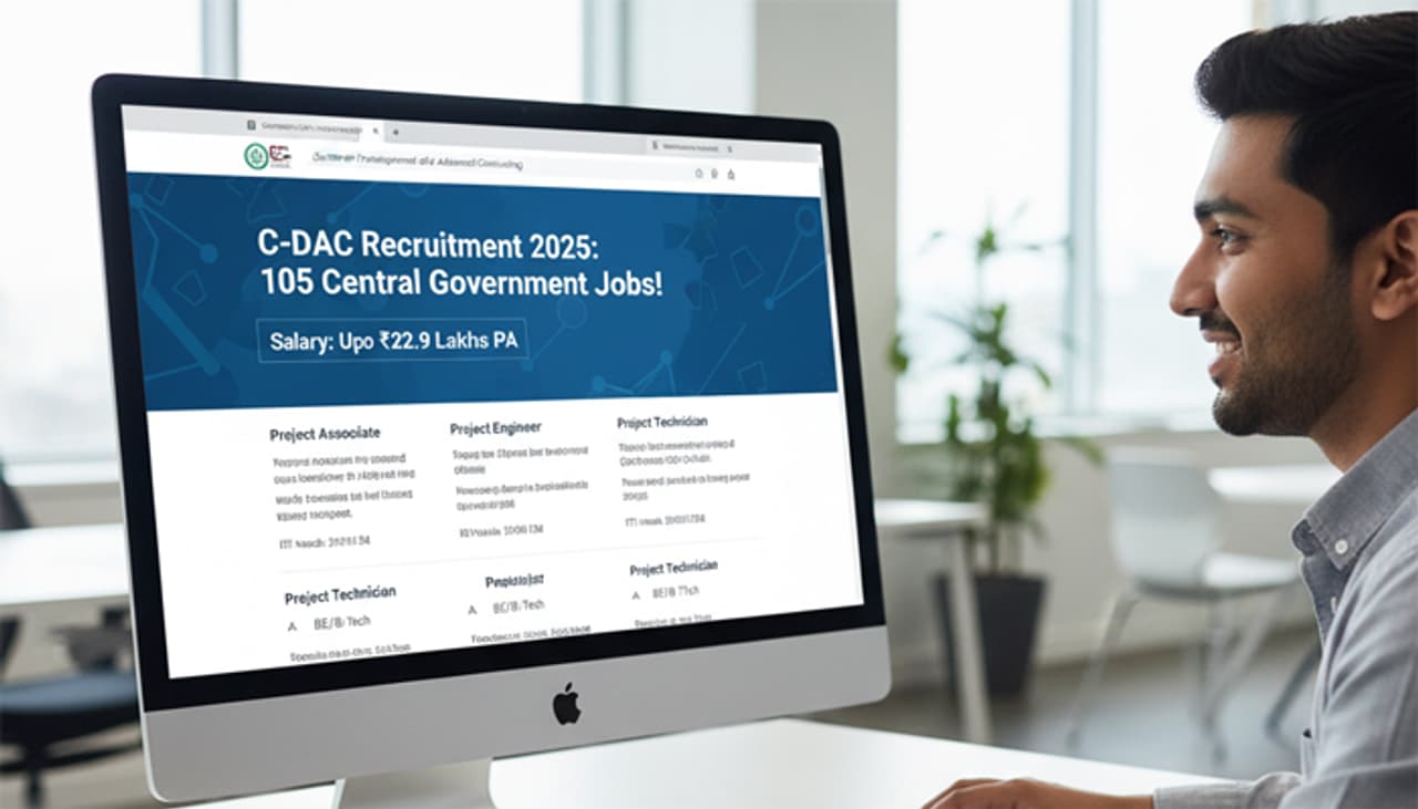 Central Govt jobs மத்திய அரசின் C DAC இல் மெகா வேலைவாய்ப்பு அறிவிப்பு!