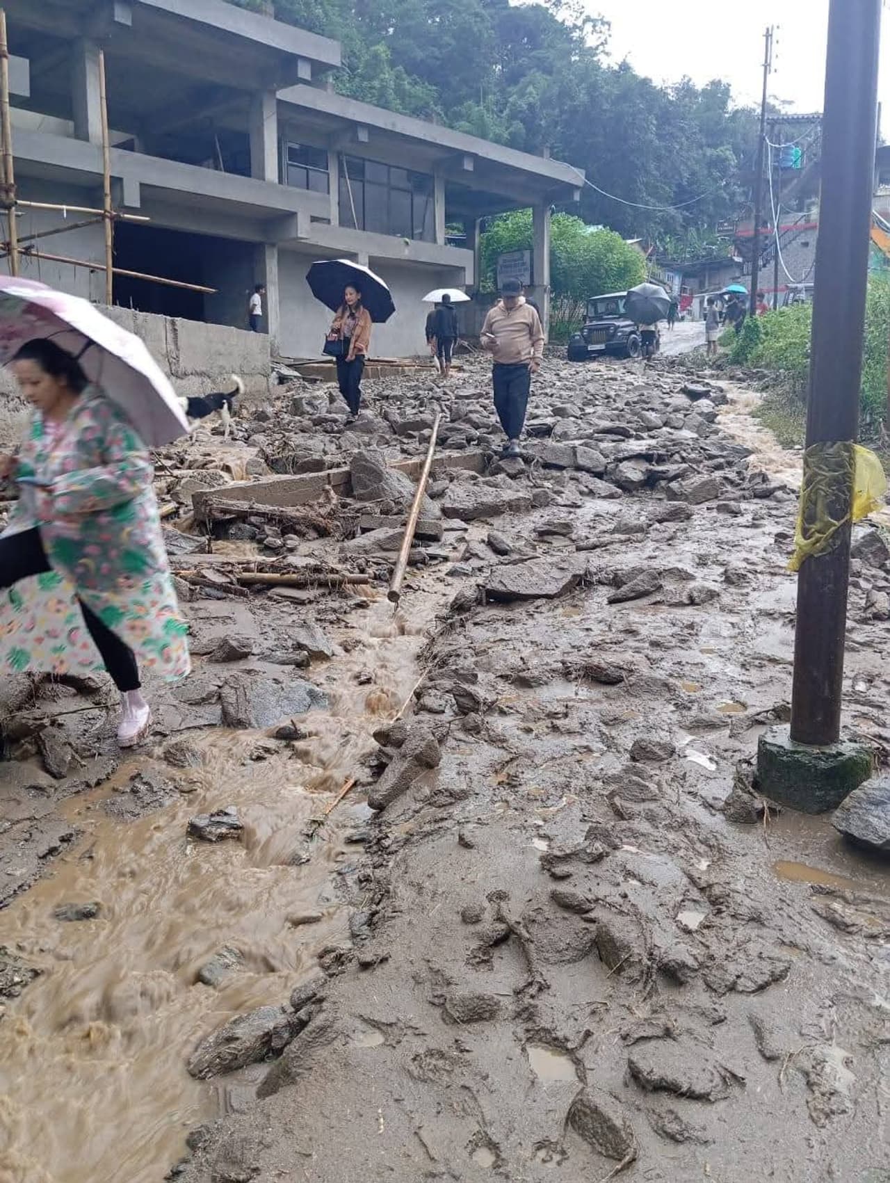 বিপর্যস্ত পাহাড়