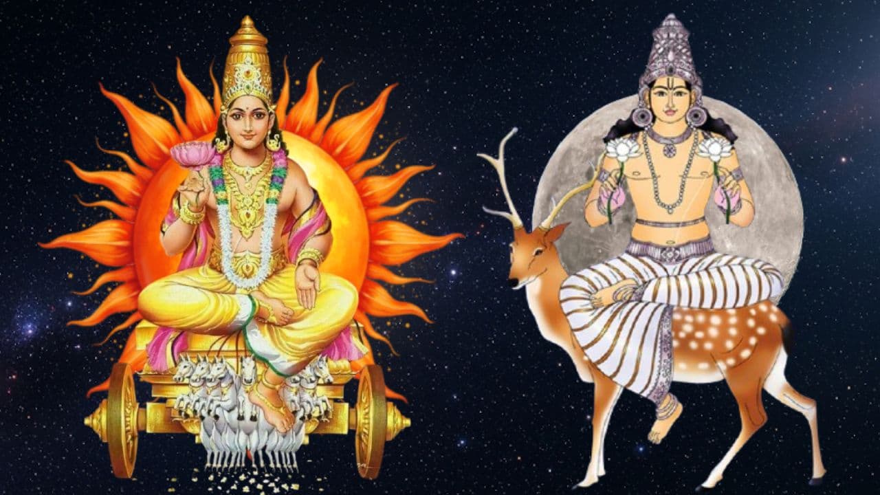 துலாம் ராசியில் இணையும் சூரியன் சந்திரன்