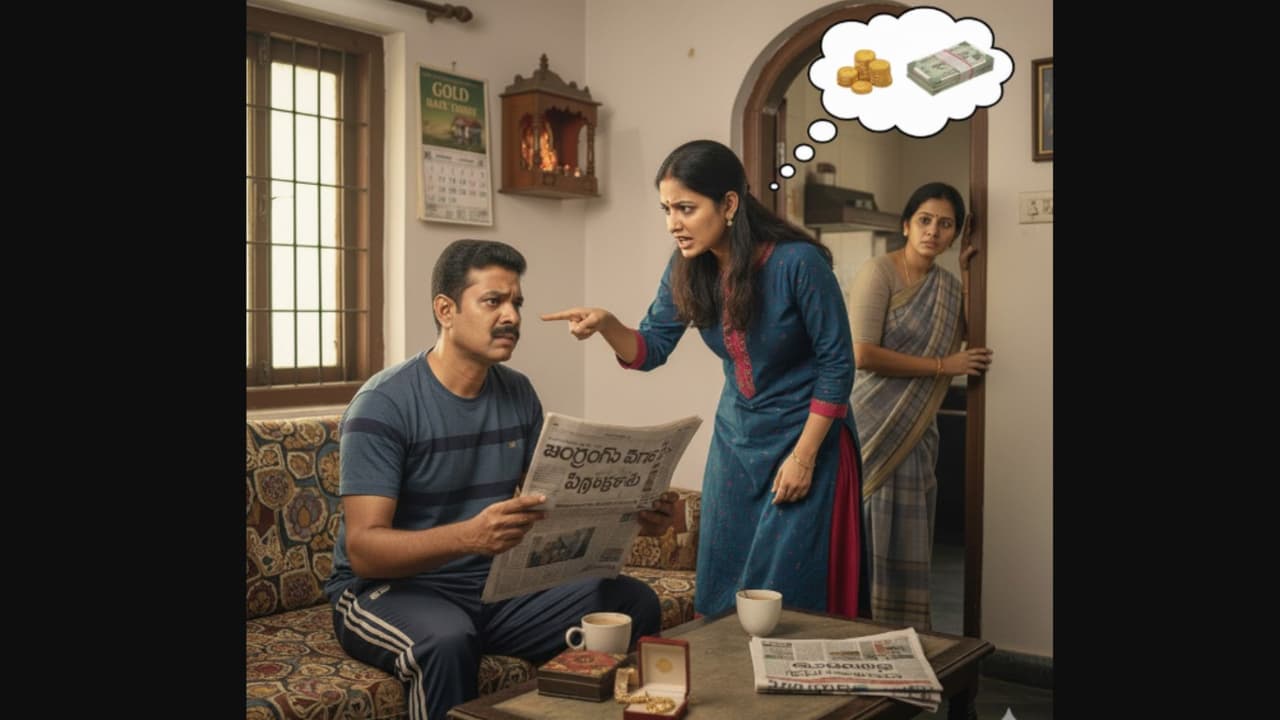 బంగారం పెరిగిన‌ప్పుడ‌ల్లా ఇంట్లో తుఫాన్ వాతావ‌ర‌ణం