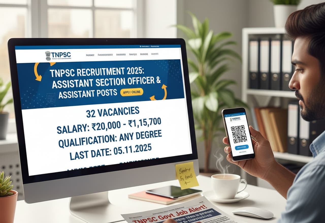 TNPSC Govt Job Alert TNPSC இன் புதிய வேலை அறிவிப்பு விவரங்கள்