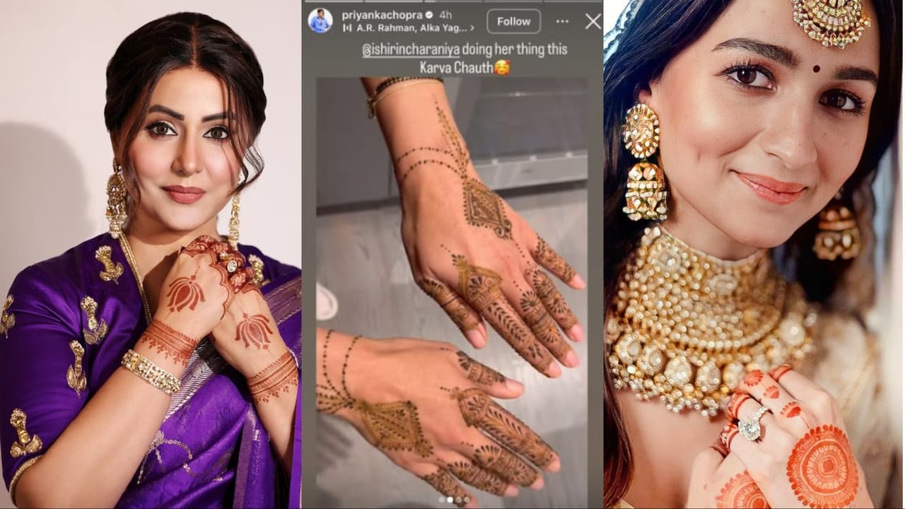 करवा चौथ मेहंदी बॉलीवुड स्टाइल में करवा चौथ मेहंदी बॉलीवुड स्टाइल में