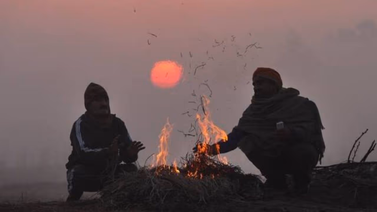 Minimum temperature significantly below normal