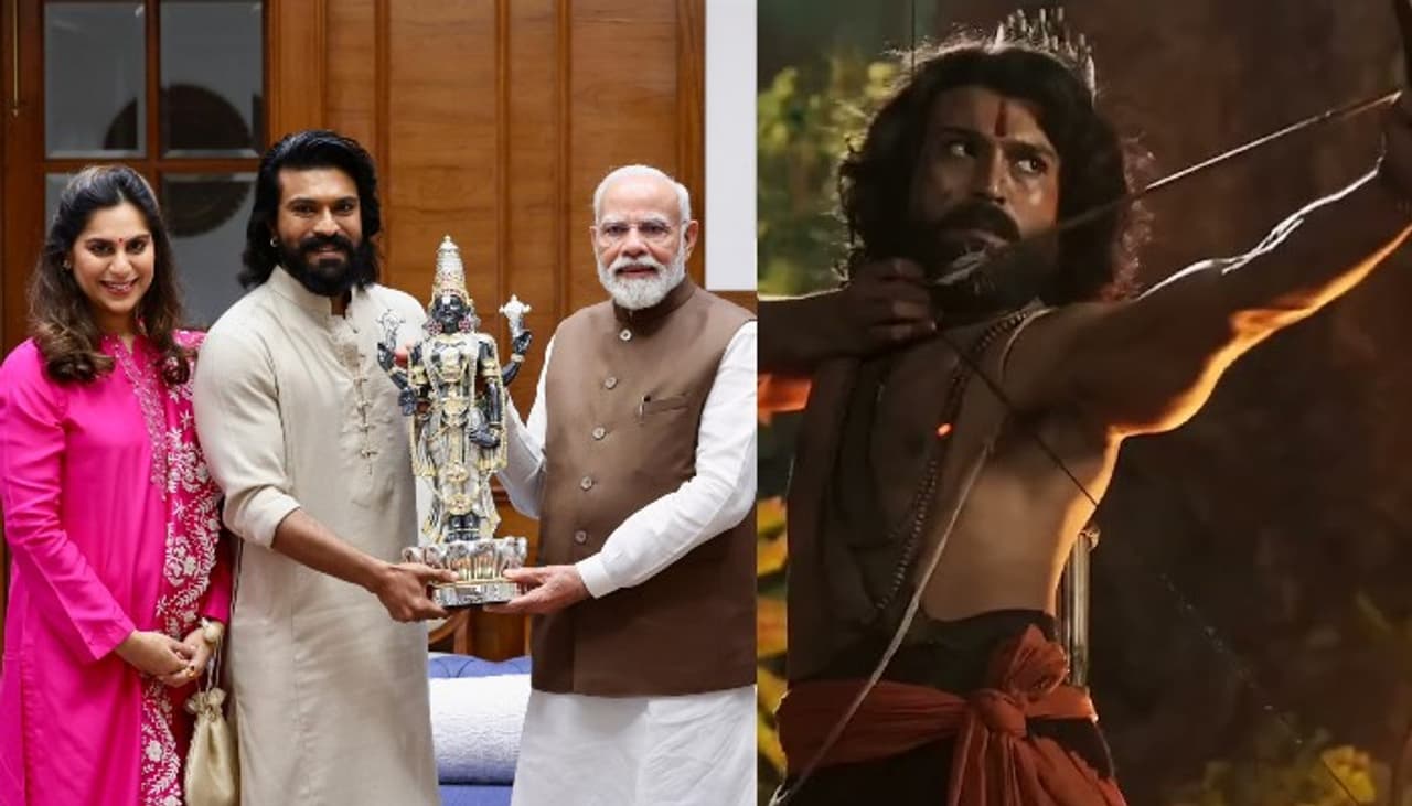 ಪ್ರಧಾನಿ ನರೇಂದ್ರ ಮೋದಿ ಜೊತೆ ರಾಮ್ ಚರಣ್ ಪ್ರಧಾನಿ ನರೇಂದ್ರ ಮೋದಿ ಜೊತೆ ರಾಮ್ ಚರಣ್