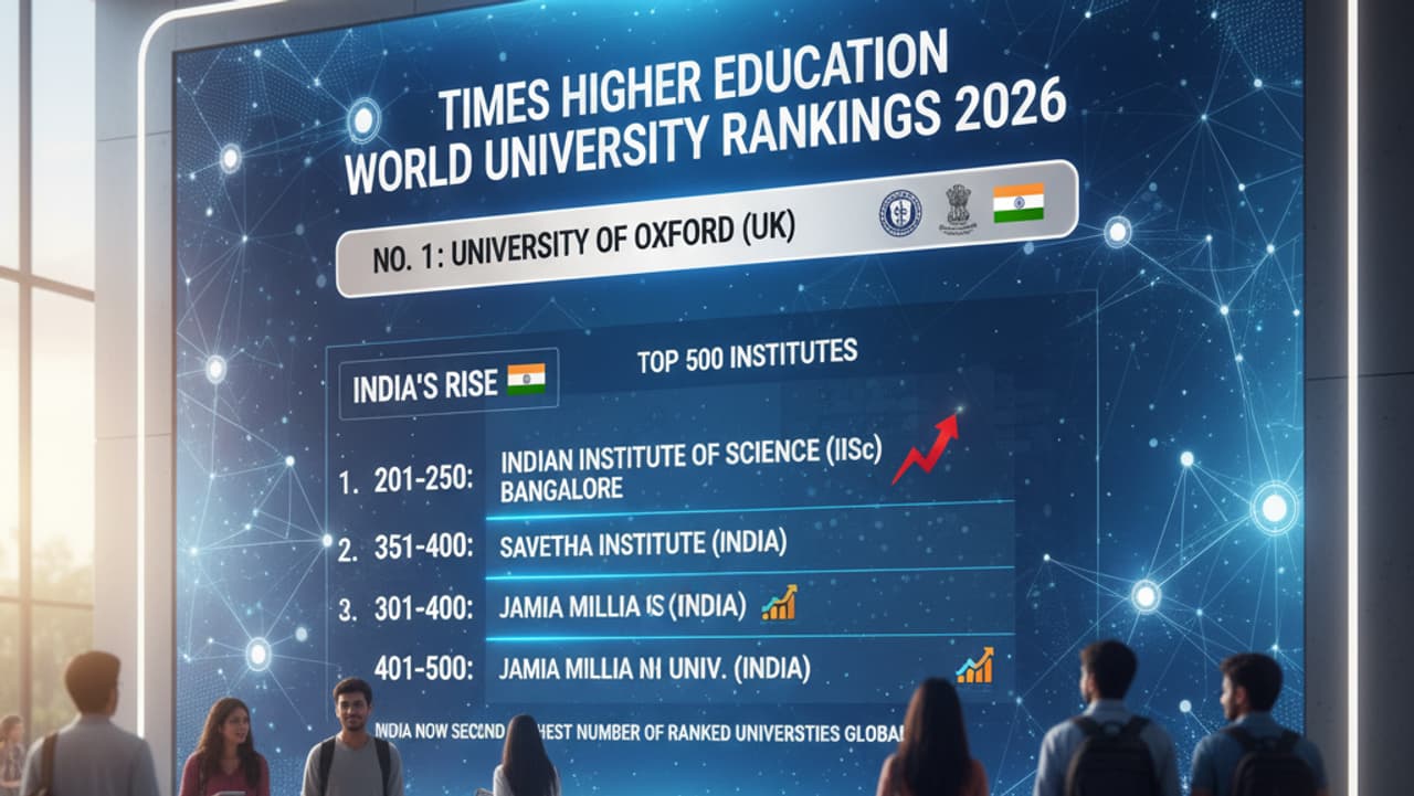 THE World University Rankings IISc யின் மகத்தான முன்னேற்றம் மற்றும் இந்தியாவின் உயர்வு THE World University Rankings IISc யின் மகத்தான முன்னேற்றம் மற்றும் இந்தியாவின் உயர்வு