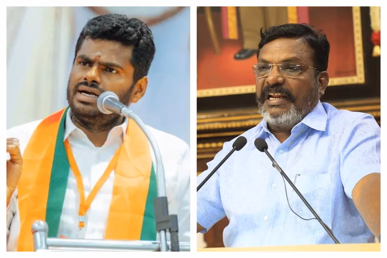 பைக் மீது மோதிய திருமாவின் கார்