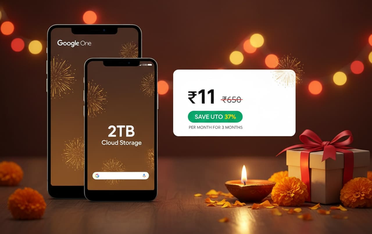  Google One அதிர்ச்சி ஆஃபர்: Google One ஸ்டோரேஜ் வெறும் ₹11 க்கு!