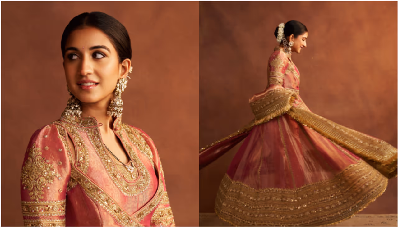 Radhika Merchant Shines in Pink and Gold at Reliance Diwali Bash Radhika Merchant Shines in Pink and Gold at Reliance Diwali Bash