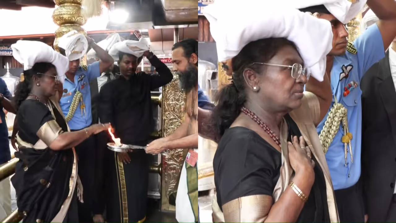 சபரிமலையில் குடியரசுத் தலைவர் தரிசனம்