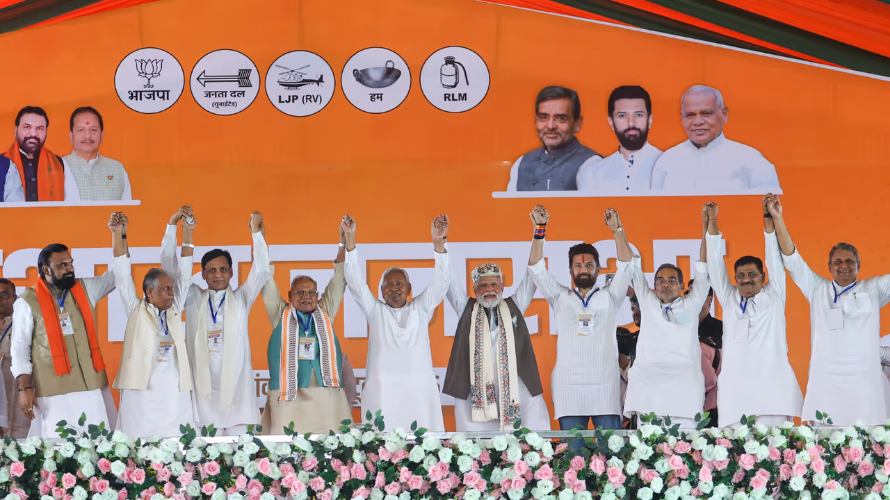 समस्तीपुर में NDA की ‘शक्ति प्रदर्शन’ रैली से बदला माहौल