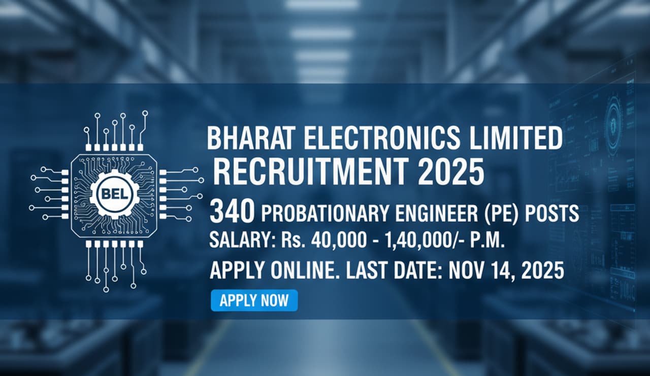 BEL Recruitment 2025 மத்திய அரசின் கெளரவமிக்க பணி: பணி விவரங்கள்