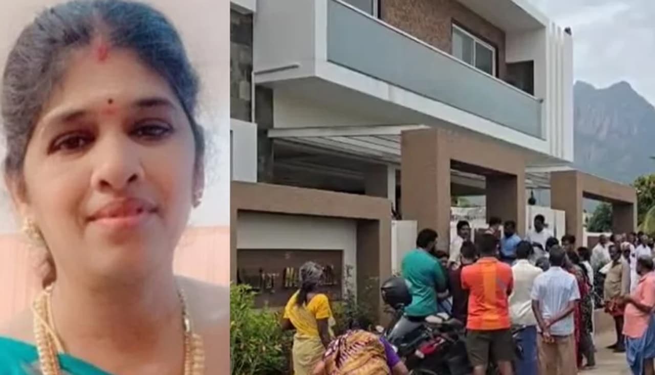 அதிமுக பிரமுகரின் மனைவி