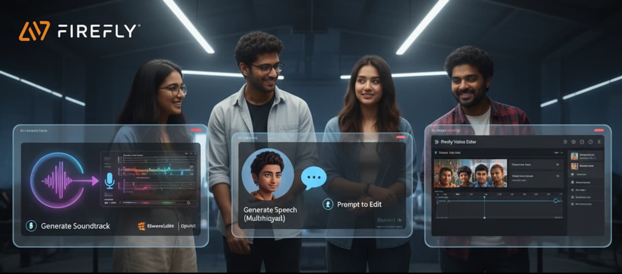 Adobe Firefly அடோப் ஃபயர்பிளை இன் புதிய AI சகாப்தம் Adobe Firefly அடோப் ஃபயர்பிளை இன் புதிய AI சகாப்தம்