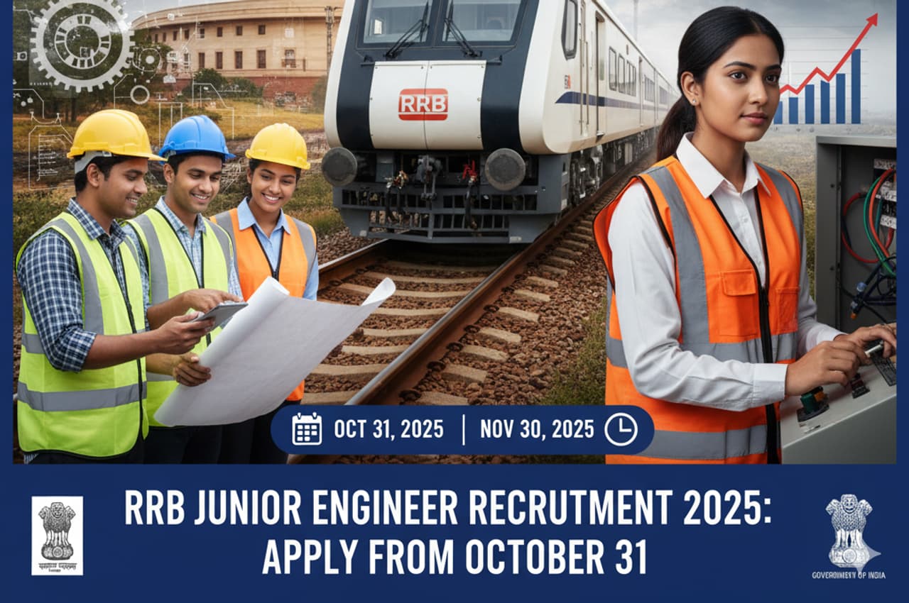 RRB JE Recruitment ரயில்வேயில் டெக்னிக்கல் பதவிகளுக்கு வேலைவாய்ப்பு அறிவிப்பு