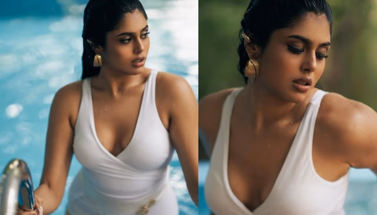 స్విమ్మింగ్ పూల్ లో ఫరియా తుఫాన్ 