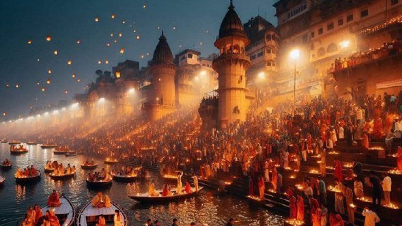 देवता काशी के गंगा घाटों पर दिवाली मनाने 