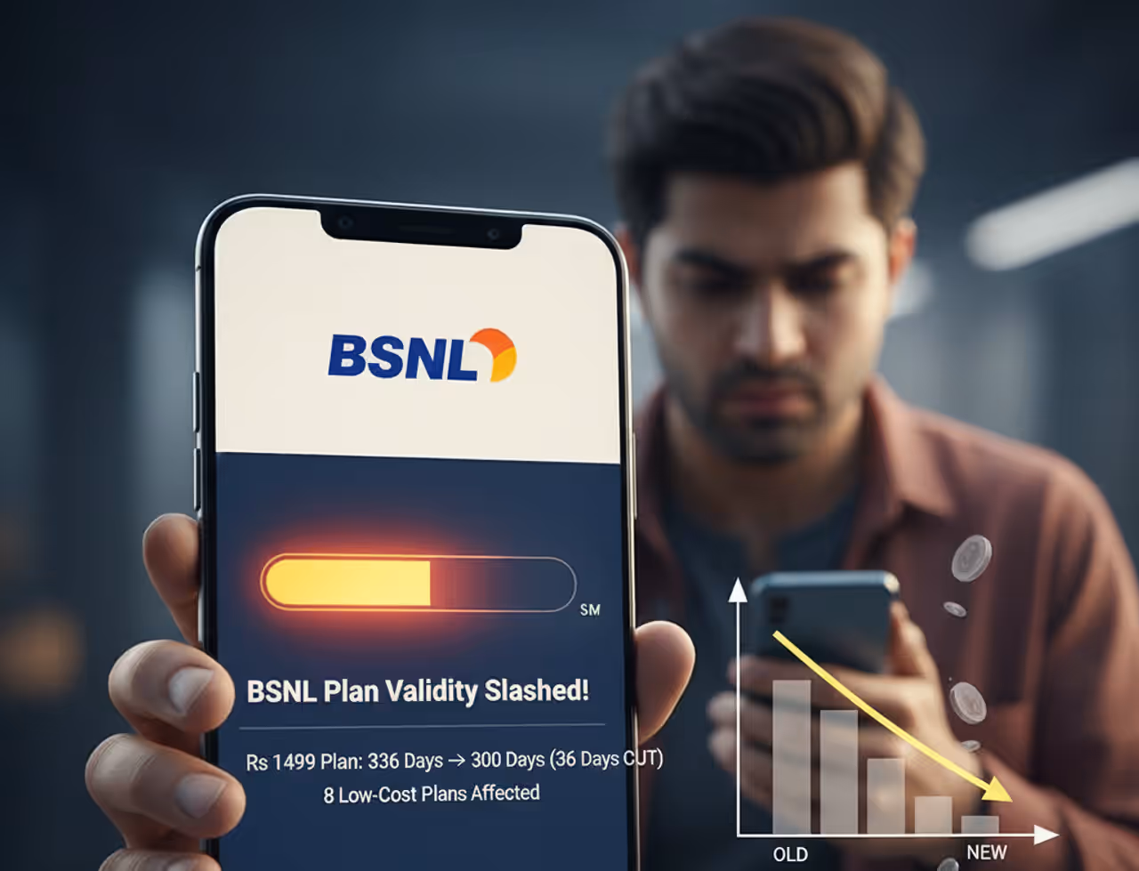 BSNL Indirect Price 8 திட்டங்களின் வேலிடிட்டியை குறைத்த பிஎஸ்என்எல் (BSNL)