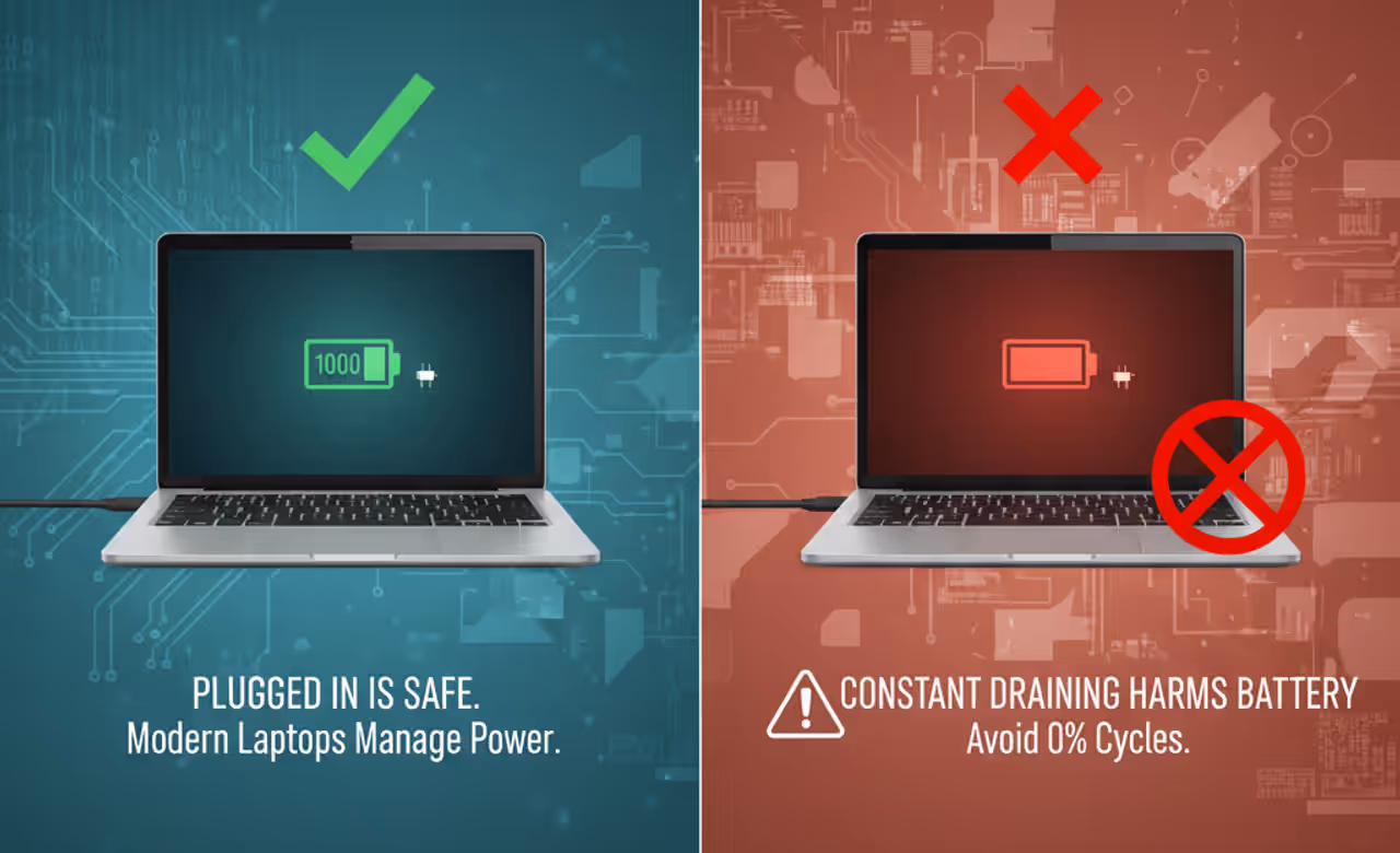 Laptop நீண்ட நேரம் சார்ஜில் வைத்திருப்பது பாதுகாப்பானதா?