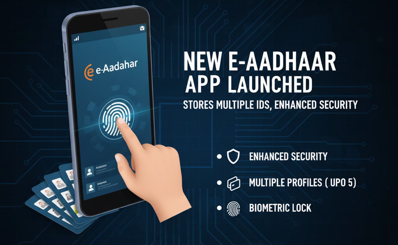 Aadhaar UIDAI ன் புதிய e Aadhaar செயலி அறிமுகம்