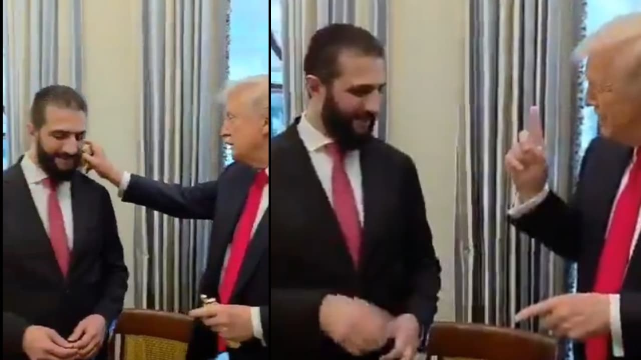 হোয়াইট হাউসে ট্রাম্প আহমেদ আল শারা