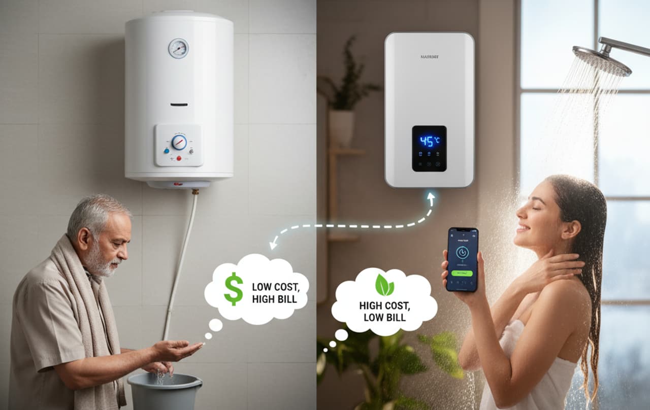 ஆட்டோமேடிக் Geyser vs மேனுவல் Geyser: குளிருக்கு எது பெஸ்ட் சாய்ஸ்?