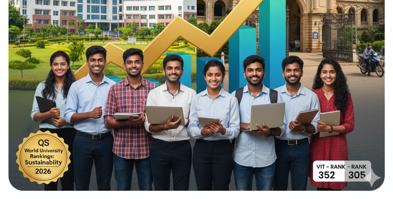 QS Sustainability Rankings நிலைத்தன்மைப் பட்டியலில் தமிழ்நாட்டின் பெருமைமிகு இடம் QS Sustainability Rankings நிலைத்தன்மைப் பட்டியலில் தமிழ்நாட்டின் பெருமைமிகு இடம்