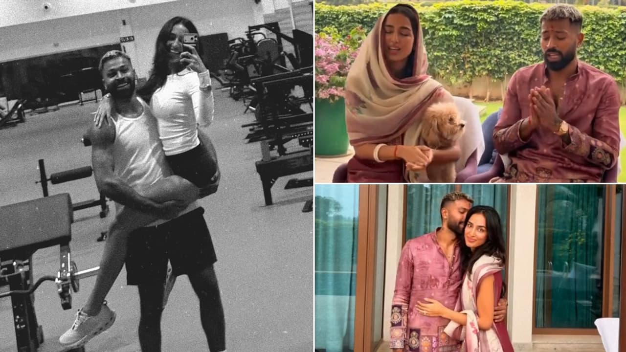 హార్దిక్ పాండ్యా, మహీకా శర్మల రొమాంటిక్ క్షణాలు