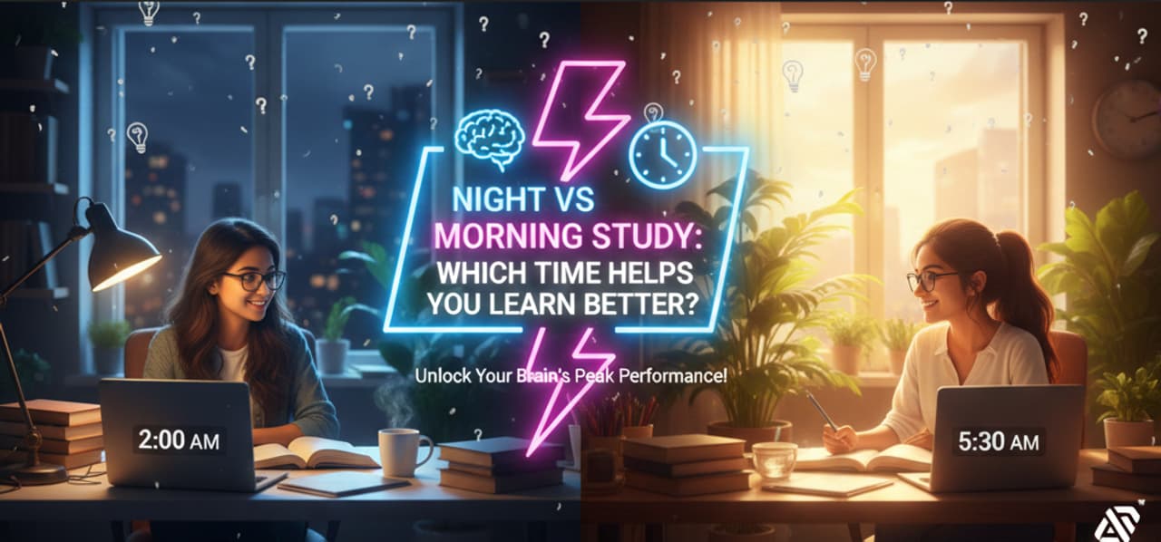 Study Time இரவு ஆந்தையா அல்லது அதிகாலைப் பறவையா? Study Time இரவு ஆந்தையா அல்லது அதிகாலைப் பறவையா?