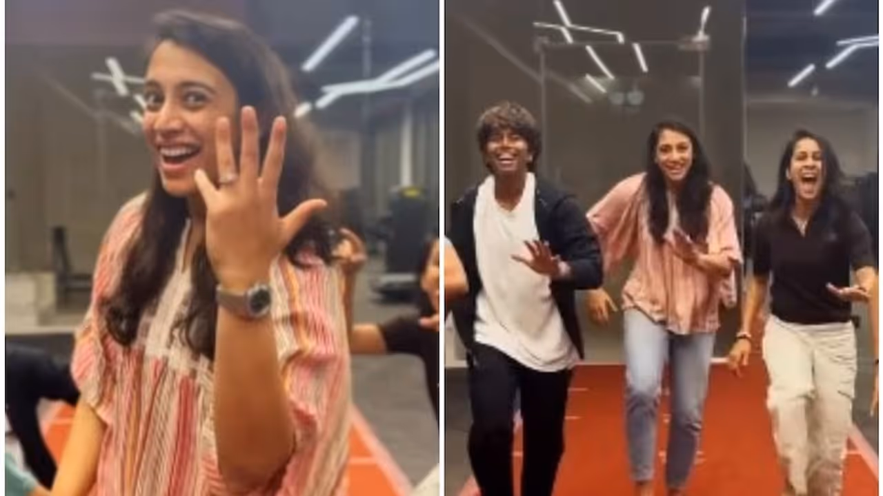 நிச்சயதார்த்தத்தை அறிவித்த ஸ்மிருதி மந்தனா