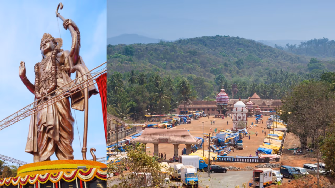 77 అడుగుల శ్రీరామ విగ్రహం ఆవిష్కరణ