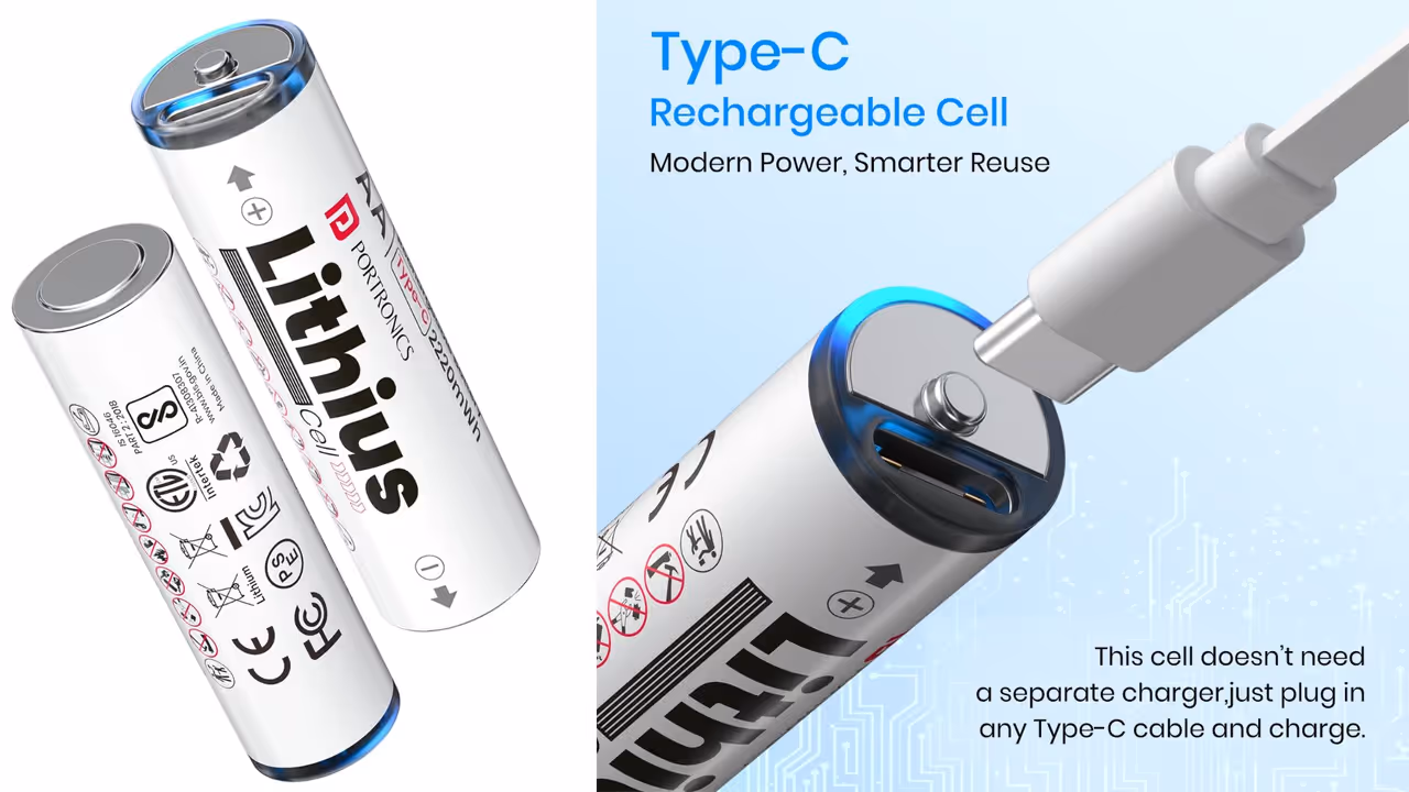 టైప్ సీ పోర్ట్‌తో ఛార్జింగ్