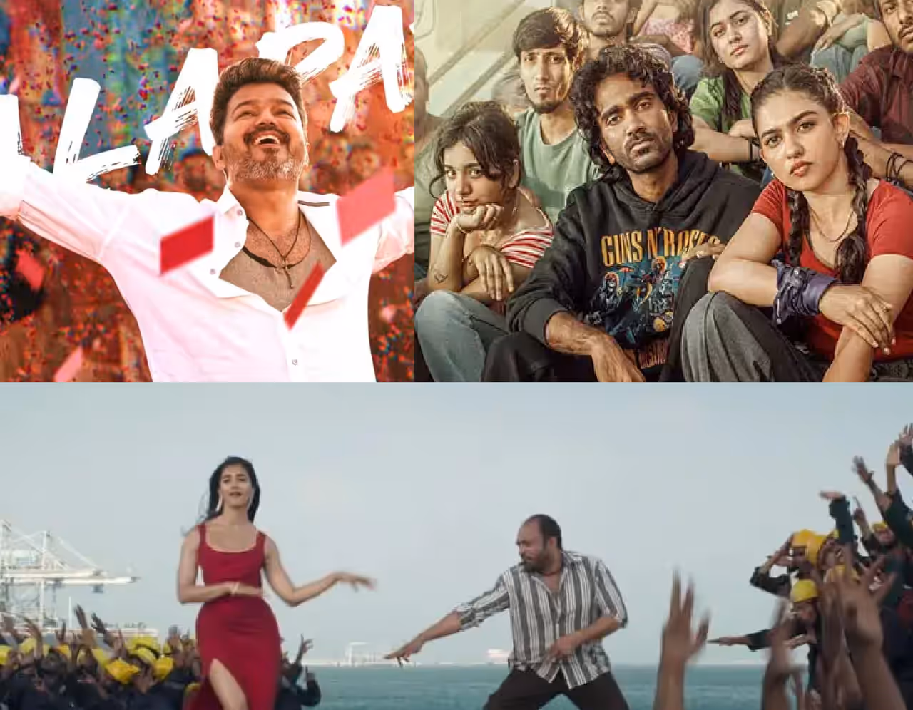 2025ல் சாங்க்ஸில் பட்டைய கிளப்பிய டாப் 10 பாடல்கள்! 2025ல் சாங்க்ஸில் பட்டைய கிளப்பிய டாப் 10 பாடல்கள்!