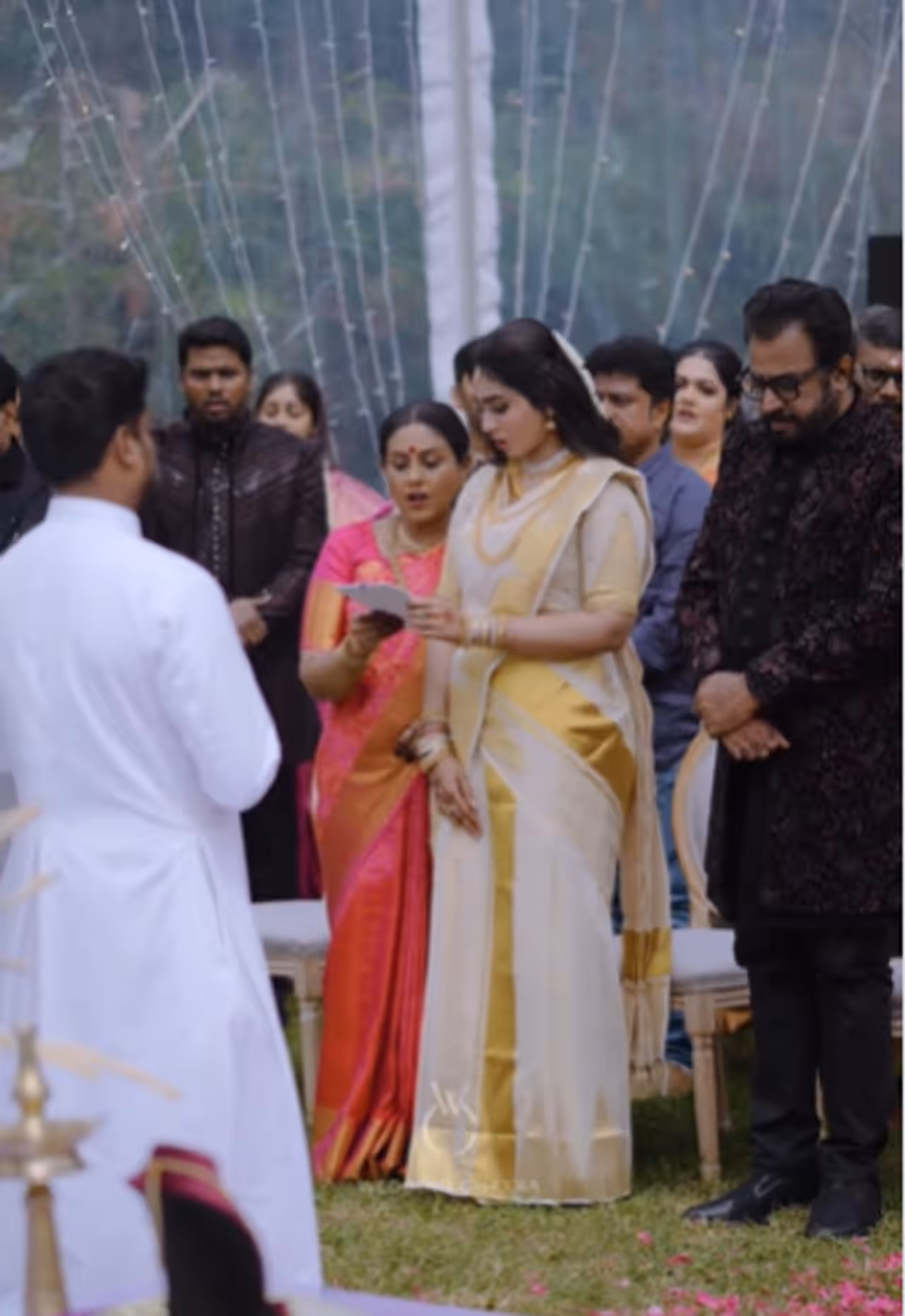 Saranya Ponvannan 2nd Daughter Engagement Saranya Ponvannan 2nd Daughter Engagement