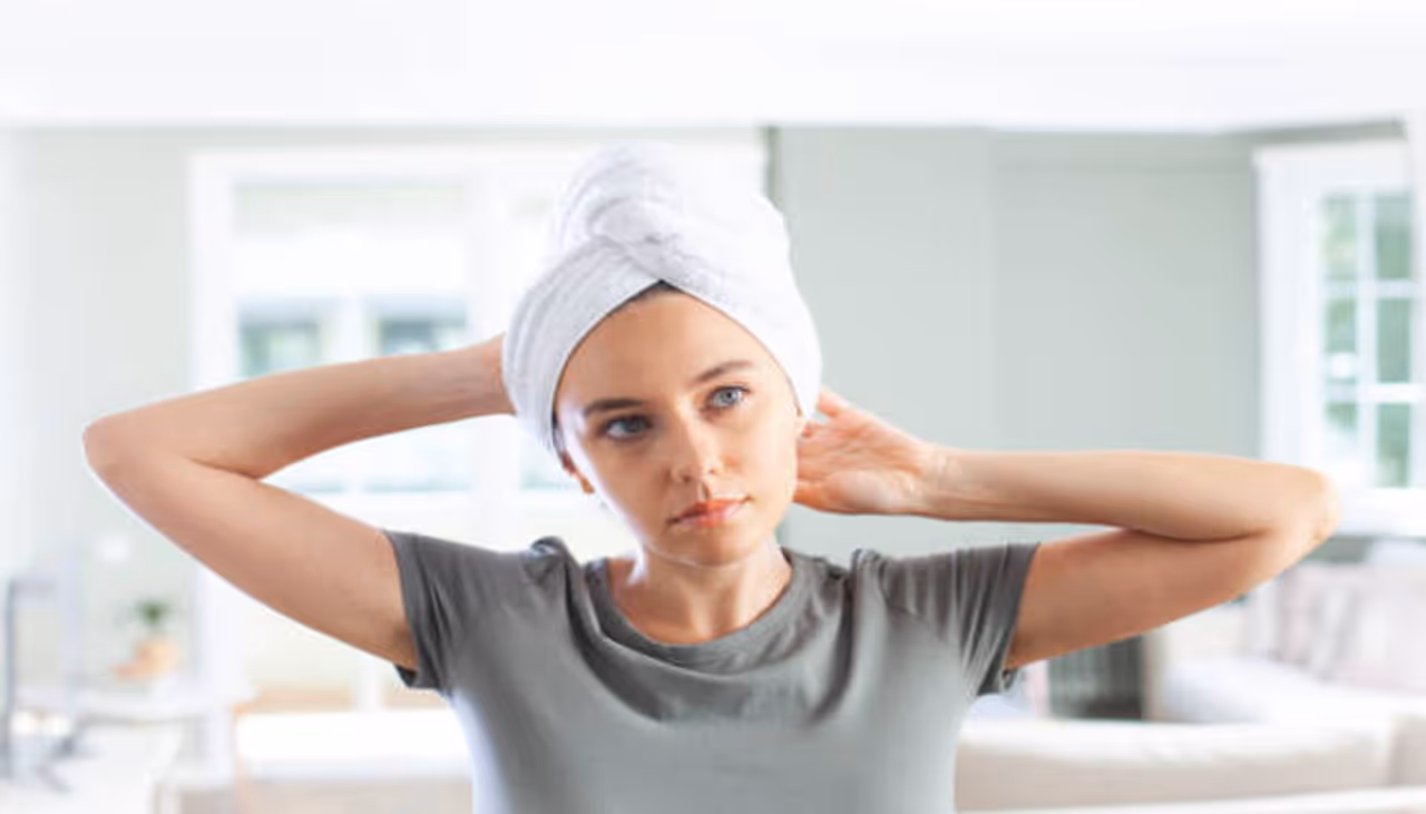 Wrapping Hair In A Towel