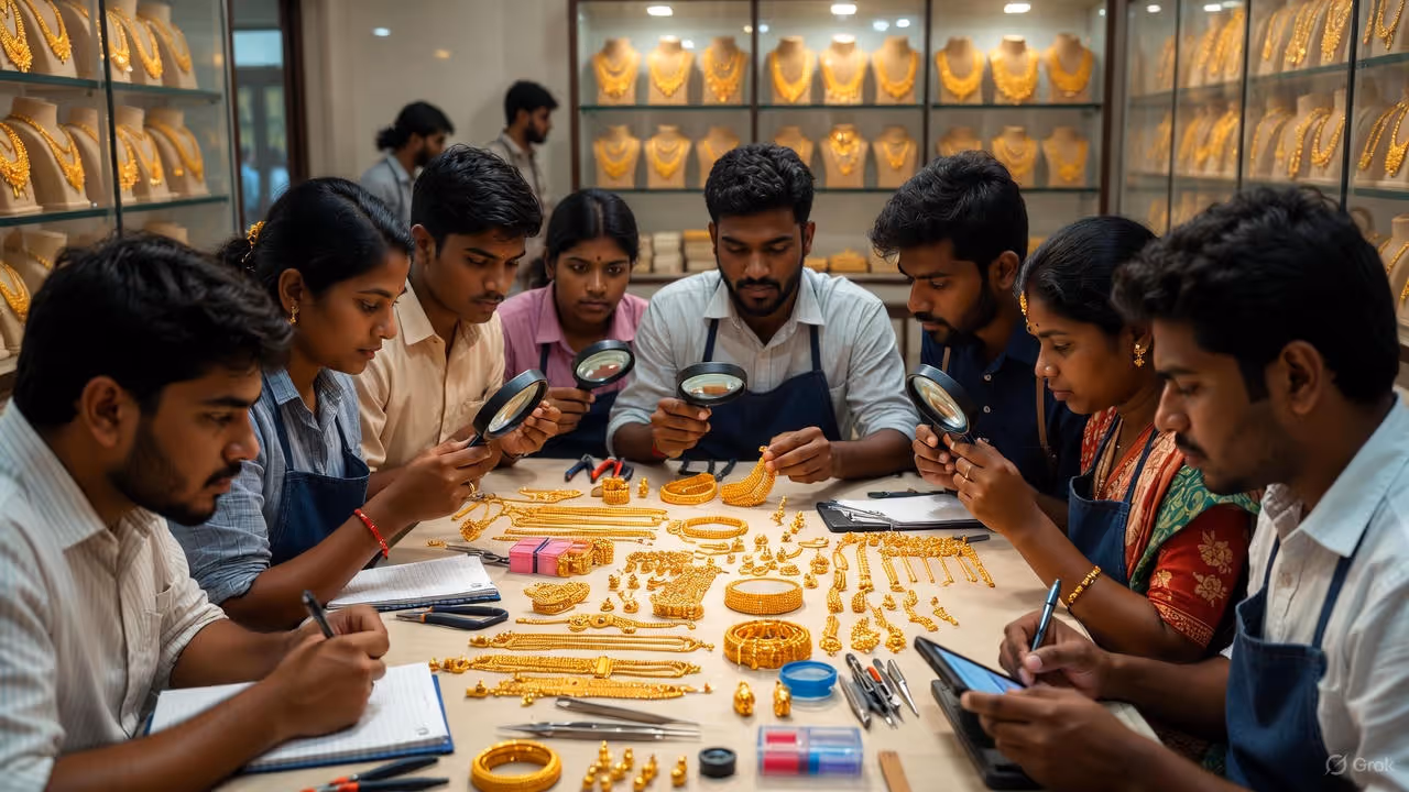 தங்க நகை மதிப்பீட்டாளர் பயிற்சி