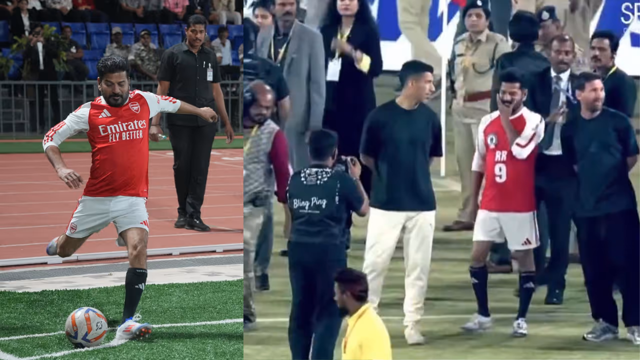 గోట్ ఇండియా టూర్లో భాగంగా హైదరాబాద్కు మెస్సీ గోట్ ఇండియా టూర్లో భాగంగా హైదరాబాద్కు మెస్సీ