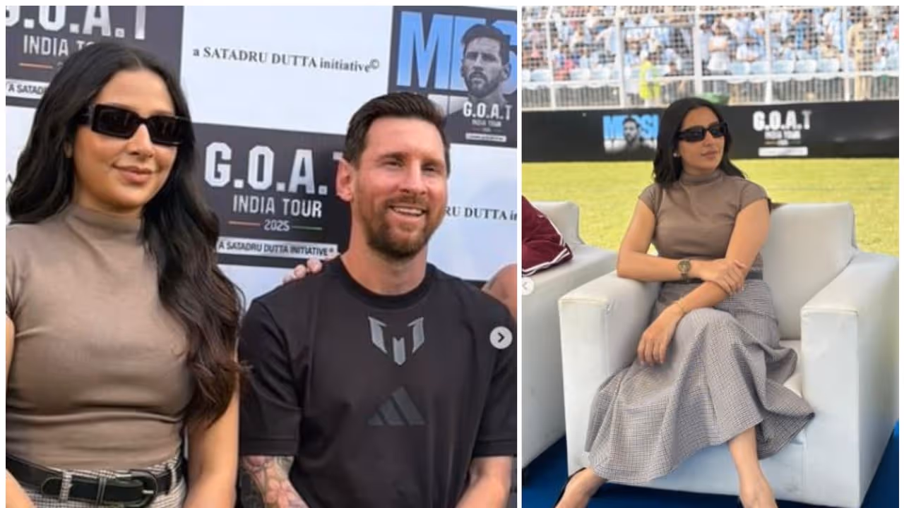 Subhashree Ganguly SLAMS Trolls Over Photos With Messi At Kolkata Event Subhashree Ganguly SLAMS Trolls Over Photos With Messi At Kolkata Event