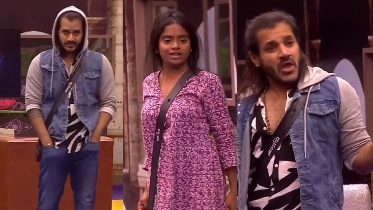 ಸೀಕ್ರೆಟ್ ರೂಮ್ನಲ್ಲಿರುವ ರಕ್ಷಿತಾ ಶೆಟ್ಟಿ ಮತ್ತು ಧ್ರುವಂತ್ ಸೀಕ್ರೆಟ್ ರೂಮ್ನಲ್ಲಿರುವ ರಕ್ಷಿತಾ ಶೆಟ್ಟಿ ಮತ್ತು ಧ್ರುವಂತ್