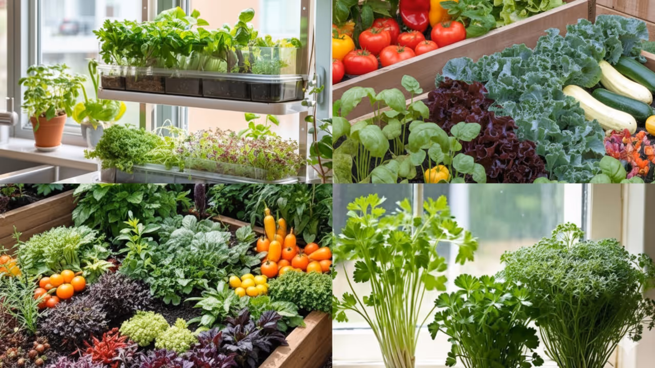 घर की बालकनी पर उगाएं अपनी सब्जियां: 30 दिनों में मिलेगी ताजी फसल, जानें टिप्स और सीक्रेट तरीके घर की बालकनी पर उगाएं अपनी सब्जियां: 30 दिनों में मिलेगी ताजी फसल, जानें टिप्स और सीक्रेट तरीके