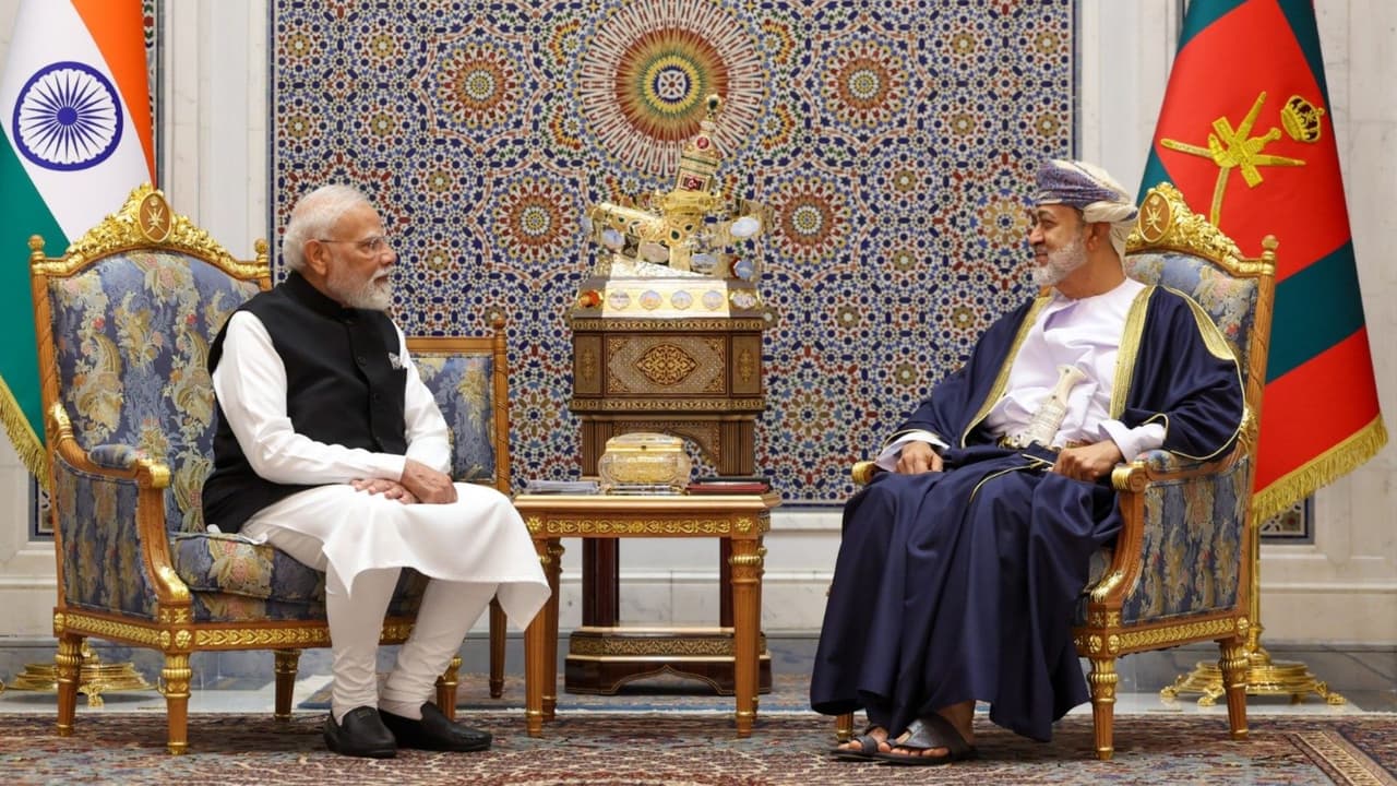 మస్కట్లో కుదిరిన భారత్–ఒమాన్ కీలక వాణిజ్య ఒప్పందం మస్కట్లో కుదిరిన భారత్–ఒమాన్ కీలక వాణిజ్య ఒప్పందం