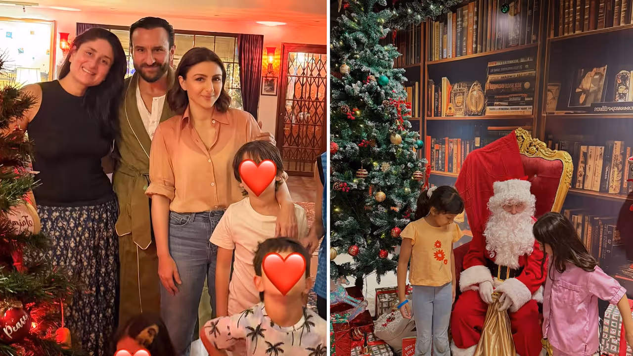 क्रिसमस पार्टी में बिना मेकअप करीना कपूर क्रिसमस पार्टी में बिना मेकअप करीना कपूर