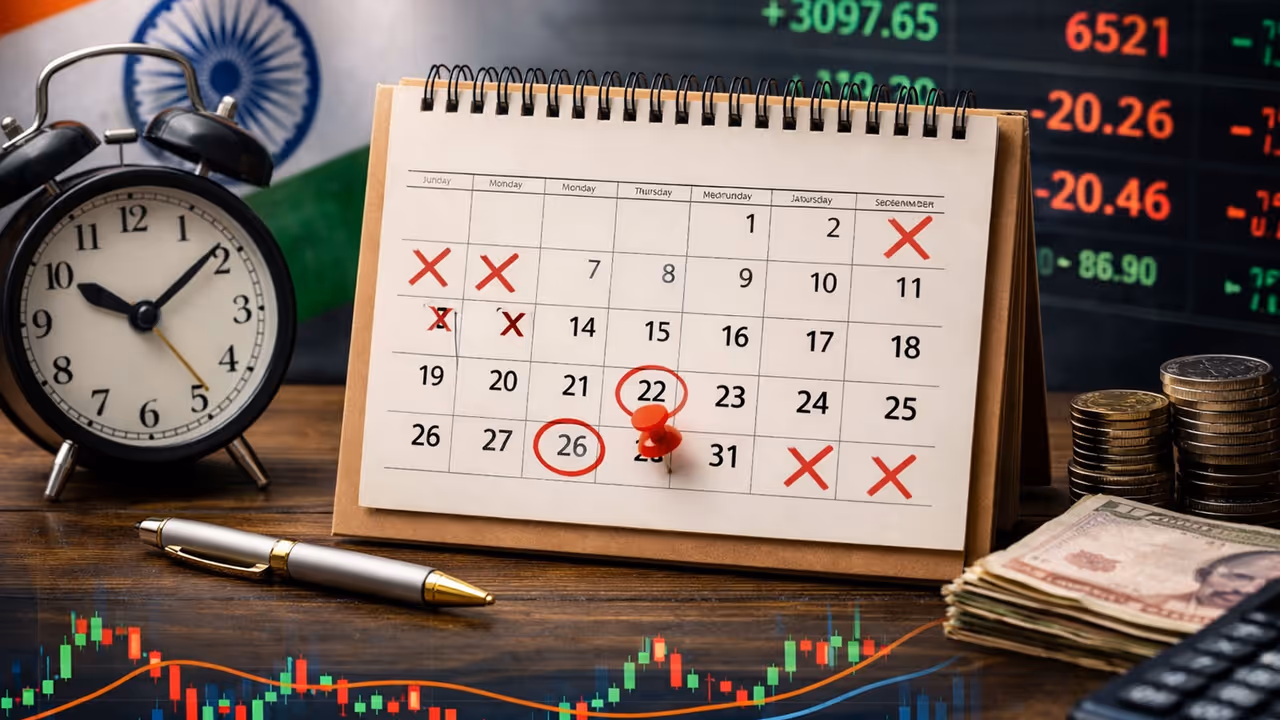 2026 में कब कब बंद रहेगा शेयर बाजार? 2026 में कब कब बंद रहेगा शेयर बाजार?