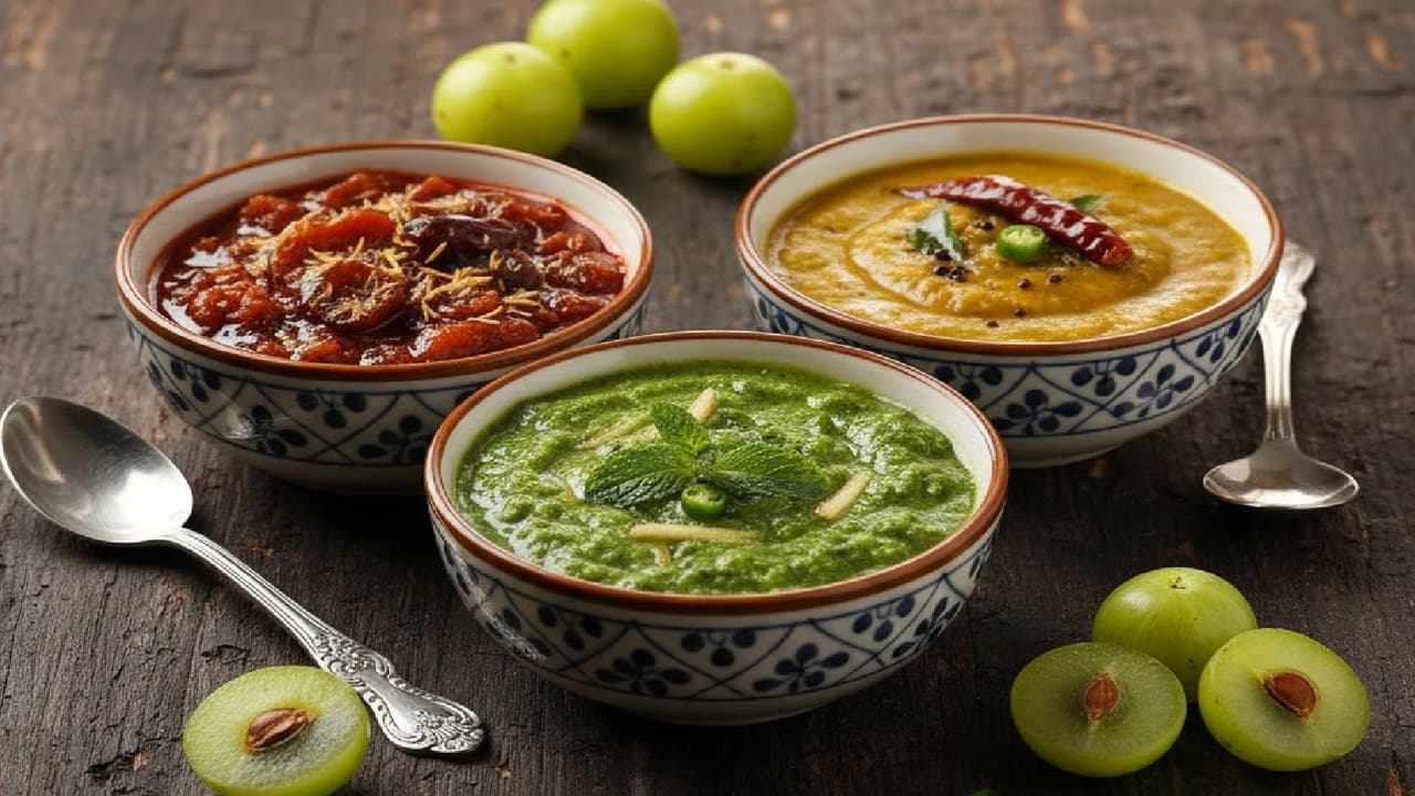 कच्चा आंवला से बनाएं 5 आसान सी खट्टी मिट्ठी चटनी, मिलेगा स्वाद और सेहत कच्चा आंवला से बनाएं 5 आसान सी खट्टी मिट्ठी चटनी, मिलेगा स्वाद और सेहत