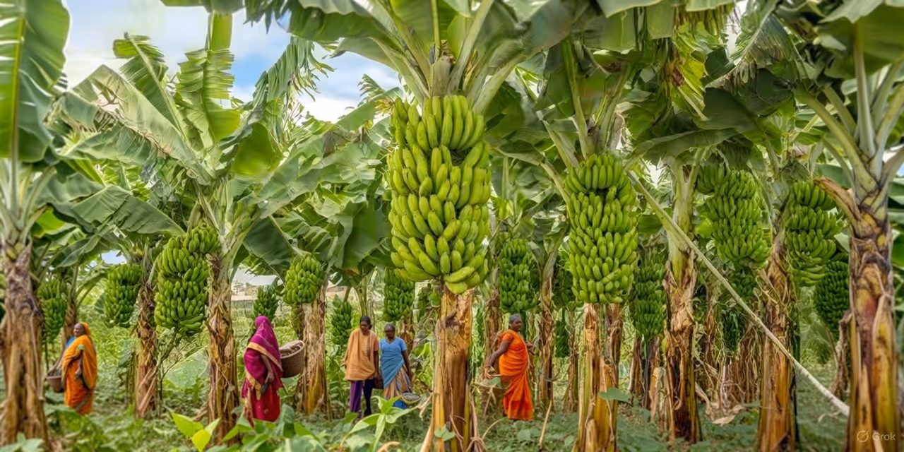 வாழைச் சாகுபடியில் அதிக லாபம்.! வாழைச் சாகுபடியில் அதிக லாபம்.!