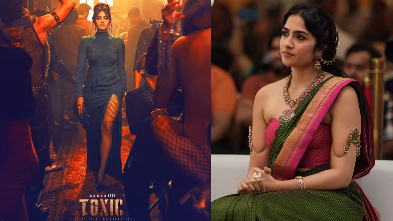 Toxic Movie Rukmini Vasanth First Look Toxic Movie Rukmini Vasanth First Look