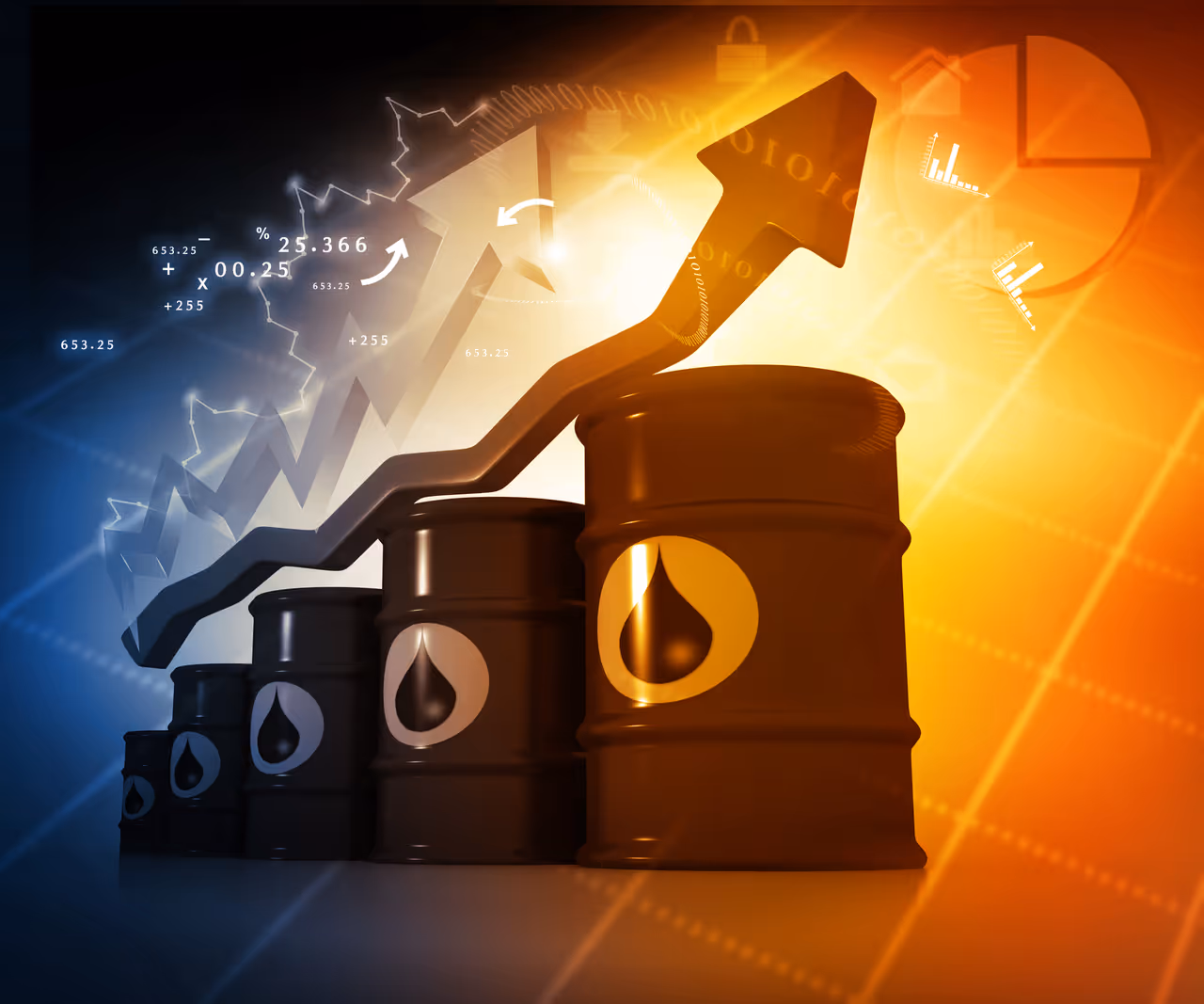 Crude oil price on February 23 rises on market support Crude oil price on February 23 rises on market support