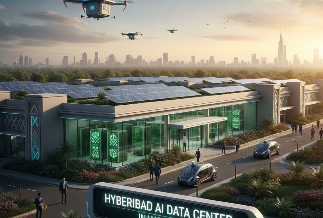 తెలంగాణలోనూ ఏఐ డేటా సెంటర్ తెలంగాణలోనూ ఏఐ డేటా సెంటర్