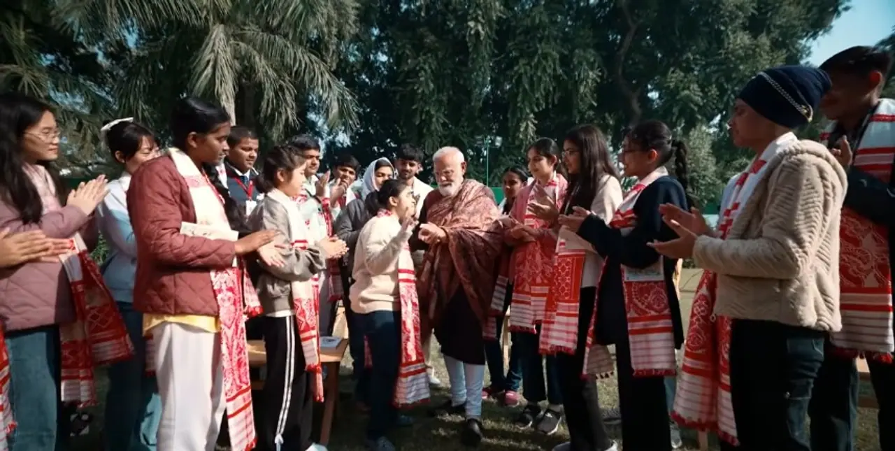 Pariksha pe Charcha অনুষ্ঠানে মোদী Pariksha pe Charcha অনুষ্ঠানে মোদী